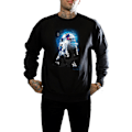 Miniatyrbild 3 av 5: Star Wars The Last Jedi R2-D2 Borstad Sweatshirt M Svart Black M
