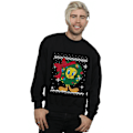 Miniatyrbild 2 av 5: Looney Tunes Tweety Pie Jul Fair Isle Sweatshirt XXL för män Black XXL