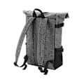 Miniatyrbild 2 av 2: Bagbase Block Roll Top Ryggsäck One Size Gråmelerad/Svart Grey Marl/Black One Size