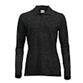 Miniatyrbild 1 av 4: Clique Dam/Kvinnor Klassisk Marion Melange Långärmad Polo S Anthracite S