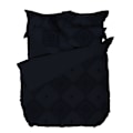 Miniatyrbild 1 av 3: Linen House Adalyn Aztec Påslakan Set Enkelsäng Indigo Blå Indigo Blue Single