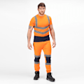 Miniatyrbild 4 av 4: Regatta Professional Varsel T-shirt Herr Kortärmad L Orange Orange/Navy L