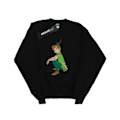 Miniatyrbild 1 av 5: Disney Girls Peter Pan Classic Peter Sweatshirt 7-8 år Svart Black 7-8 Years