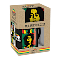 Miniatyrbild 1 av 3: Bob Marley One Love Mugg och Strumpset Storlek One Multifärgad Multicoloured One Size