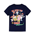 Miniatyrbild 1 av 3: SpongeBob SquarePants Barnens/Barn Krabby Jul T-shirt 5 Navy 5-6 Years