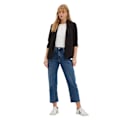 Miniatyrbild 3 av 3: Dorothy Perkins Dam/Kvinnor Ruched Blazer 16 UK Svart Black 16 UK