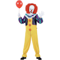 Miniatyrbild 2 av 4: Det (1990) Herr Pennywise Kostymklänning Set M Gul Yellow M