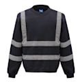Miniatyrbild 1 av 2: Yoko Unisex Hi-Vis Sweatshirt L Marinblå Navy L