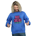 Miniatyrbild 2 av 5: National Lampoon's Christmas Vacation Herr Kiss My Ass Sweatshirt Royal Blue L