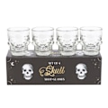 Miniatyrbild 2 av 2: Something Different Skull Shot Glass Set (4-pack) One Size C Clear One Size