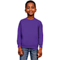 Miniatyrbild 1 av 3: Casual Classics Barn/Barn Blended Ringspun Bomull Sweatshirt Purple 3-4 Years
