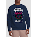 Miniatyrbild 4 av 4: Squid Game Unisex Vuxen Merry Squidmas Krans Sweatshirt XL Marinblå Navy XL