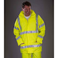 Miniatyrbild 3 av 3: Yoko Unisex Vuxen Flex U-Dry Hi-Vis Jacka XL Gul Yellow XL