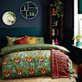 Miniatyrbild 1 av 4: Furn Untamed Cheetah Påslakan Set King Green Green King