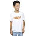 Miniatyrbild 2 av 4: Netflix Boys Stranger Things Logo Breaking T-shirt 12-13 år White 12-13 Years