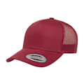 Miniatyrbild 1 av 3: Yupoong Flexfit Retro Snapback Trucker Cap One Size Cranberry Cranberry One Size