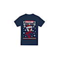 Miniatyrbild 1 av 4: Spider-Man Snowflake Jultröja T-shirt Herr S Marinblå Navy S