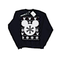 Miniatyrbild 1 av 5: Disney Herr Mickey Mouse Jul Silhouette Sweatshirt L Deep Deep Navy L