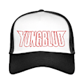 Miniatyrbild 2 av 2: Yungblud Unisex Vuxen Outline Logo Cap One Size Svart/Vit/Röd Black/White/Red One Size