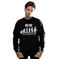 Miniatyrbild 2 av 3: ACDC Evolution Of Rock Sweatshirt 4XL Svart Black 4XL