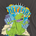 Miniatyrbild 2 av 3: Rugrats Unisex Vuxen Stampa Reptar T-Shirt S Kolgrå Charcoal S