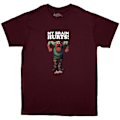 Miniatyrbild 1 av 2: Monty Python Unisex Vuxen My Brain Hurts T-Shirt L Vinröd Maroon Red L