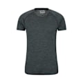 Miniatyrbild 4 av 4: Mountain Warehouse Mens Summit Merino Wool T-Shirt (2-pack) Grey XL