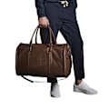 Miniatyrbild 3 av 3: Quadra NuHude Faux Läder Weekender Holdall Väska (2-pack) På Tan One Size