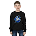 Miniatyrbild 2 av 3: Marvel Pojkar Avengers Endgame Självlysande Logotyp Sweatshirt 7-8 År Black 7-8 Years