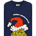 Miniatyrbild 3 av 6: The Grinch Barn/Barnkläder Åtsittande Julpyjamas Set 2-3 År Blue/Green/White/Red 2-3 Years