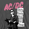 Miniatyrbild 3 av 5: AC/DC Unisex Vuxen Dirty Deeds Sweatshirt L Kolgrå Charcoal L