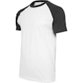 Miniatyrbild 2 av 5: Bygg ditt varumärke Herr Raglan Kontrast Kortärmad T-shirt XL W White/Black XL