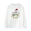 Miniatyrbild 1 av 3: Scooby Doo Dam/Damer Jul Klockor Sweatshirt L Vit White L