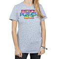 Miniatyrbild 3 av 5: Ready Player One Dam/Damer Regnbågslogotyp Bomull Pojkvän T- Sports Grey L