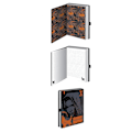 Miniatyrbild 2 av 2: Rebel Moon Kora A5 Notebook One Size Svart/Orange Black/Orange One Size