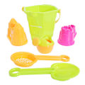 Miniatyrbild 1 av 4: Trespass Digga Barn/Barn Plast Strandhink & Spade Set Multi One Size