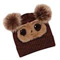 Miniatyrbild 2 av 3: Gremlins Gizmo Ansikte Fluffig Mössa One Size Brun Brown One Size