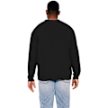Miniatyrbild 2 av 3: Casual Classics Herr Ringspun Bomull Förlängd Halsringning Oversize Black XXL