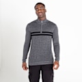 Miniatyrbild 5 av 6: Dare 2B Unite Us Stickad Halvzip Sweatshirt XL Charcoal G Charcoal Grey/Black XL