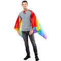 Miniatyrbild 2 av 3: Pride Rainbow Cape One Size Multicoloured Multicoloured One Size