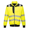 Miniatyrbild 1 av 2: Portwest Herr PW3 Hi-Vis Full Zip Sweatshirt 4XL Gul/Svart Yellow/Black 4XL