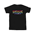 Miniatyrbild 1 av 3: Netflix Stranger Things Rainbow Dot Logo T-shirt M Svart Black M
