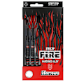 Miniatyrbild 2 av 4: Harrows Fire 2024 Alloy Dartpilar One Size Svart/Röd Black/Red One Size