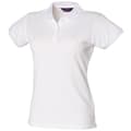 Henbury Dam/Dam Coolplus® Figursydd Pikétröja L Vit White L