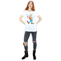 Miniatyrbild 6 av 6: Disney Dam/Damer Klassisk Goofy Bomull Boyfriend T-shirt M Vit White M