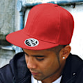 Miniatyrbild 2 av 2: Result Unisex Core Bronx Original Flat Peak Snapback Solid Colo Red One Size