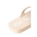 Miniatyrbild 5 av 5: Animal Dam/Kvinna Logo Återvunnen Flip Flops Storlek 8 UK Beige/Vit Beige/White 8 UK