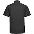 Miniatyrbild 2 av 3: Russell Collection Herr Kortärmad Poly-Cotton Easy Care Poplin Black 16