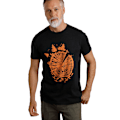Miniatyrbild 3 av 4: Weird Fish Mens Woodsman Screenprint Eco Friendly T-Shirt 4XL B Black 4XL