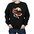 Miniatyrbild 3 av 5: Harry Potter Pojkar Quidditch Seeeker Sweatshirt 7-8 År Svart Black 7-8 Years